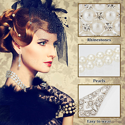 Collana con perle di plastica&nbsp;SJEW-AN0001-03
