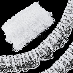 1 nastro di pizzo con fiori in organza&nbsp;OCOR-NB0002-85A