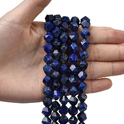 Natürlicher Lapislazuli Perlenstränge&nbsp;G-Z119-A39-03