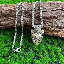 Colliers pendentifs flèche viking vintage en alliage pour hommes&nbsp;WG6D49D-01