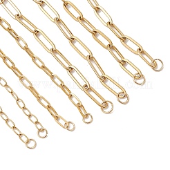 Herstellung von Armbändern aus Büroklammerketten aus Edelstahl 304 und 201&nbsp;AJEW-JB01593