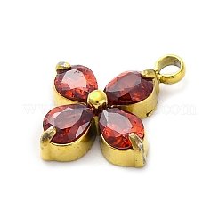 Pendentifs en acier inoxydable 304 micro pavés de zircones cubiques&nbsp;STAS-U042-06G-06