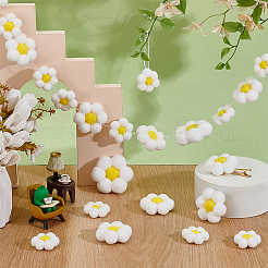 36 stücke 3 arten sunflower garn ornament zubehör&nbsp;DIY-NB0014-87B