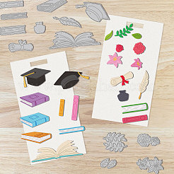 Graduierung Thema Kohlenstoffstahl Stanzformen Schablonen&nbsp;DIY-WH0309-1761
