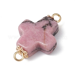 6 pz 6 stili avventurina verde naturale e diaspro rosso e quarzo rosa e rodonite e cristallo di quarzo e ciondoli di collegamento occhio di tigre&nbsp;PALLOY-JF04301