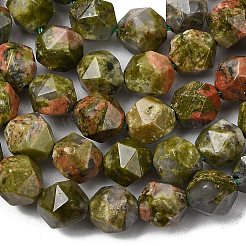 Natur Unakit Perlen Stränge&nbsp;G-Z119-A31-01