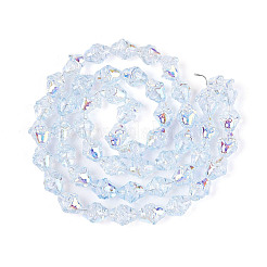 Placcare trasparente perle di vetro fili&nbsp;EGLA-N020-03G