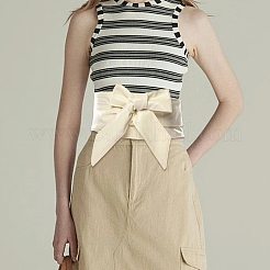 Ceinture en cuir PU avec nœud papillon&nbsp;AJEW-WH20033-042F