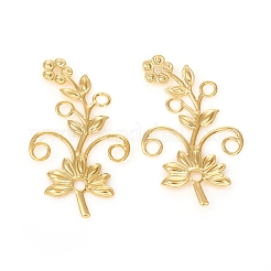Connettori per maglie in ottone&nbsp;X-KK-I669-12G