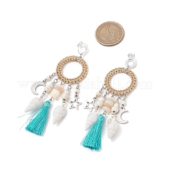 Orecchini shell&nbsp;EJEW-TA00615-03