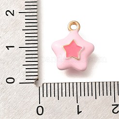 Messing Emaille Anhänger / charms&nbsp;KK-R212-16G-01