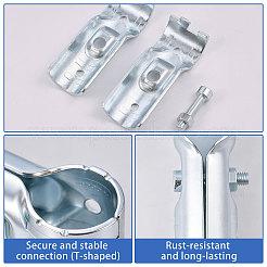 2 set di staffe per tubi in acciaio al carbonio con vite e dado&nbsp;FIND-WH0141-160A
