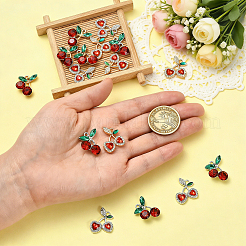 16 stücke 4 stile legierung strass anhänger&nbsp;FIND-YW0012-48