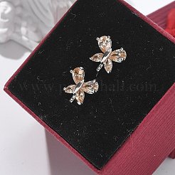 Orecchini a cerchio in ottone&nbsp;EJEW-R016-10P-01