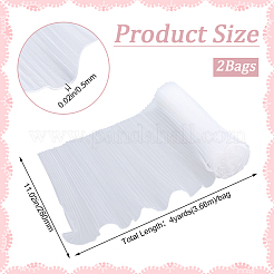 2 Beutel Organza-Blumenstrauß-Geschenkpapier&nbsp;DIY-GF0009-61B-03
