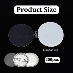 Transparente PVC-Schutzfolie für Abzeichen zum Schutz von Bastelutensilien&nbsp;FIND-WH0366-121A
