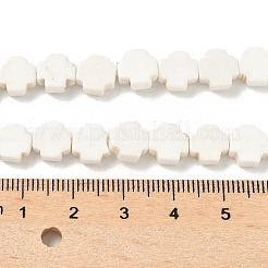Geark Kreuz natürliche Magnesitperlen Stränge&nbsp;G-N0131-04C