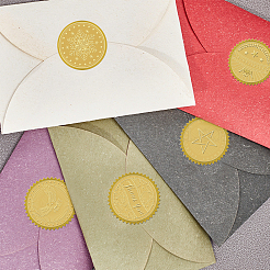 Autocollants en plastique auto-adhésifs à feuille d'or en relief&nbsp;DIY-WH0211-023