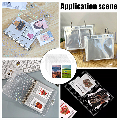 10 Stück PP-Kunststoff-Notizbuch-Nachfüllpackungen mit 6 Löchern&nbsp;KY-WH0046-206
