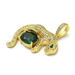 Veri pendenti in ottone placcato oro 18k&nbsp;KK-L209-025G