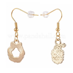 Boucles d'oreilles en alliage émaillé&nbsp;EJEW-JE04523