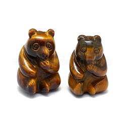 Natürliche Tigerauge-Skulptur-Display-Dekorationen&nbsp;G-F719-55E
