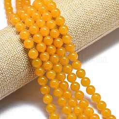 Chapelets de perles en jade de malaisie naturelle&nbsp;G-L645-C01-12mm-23