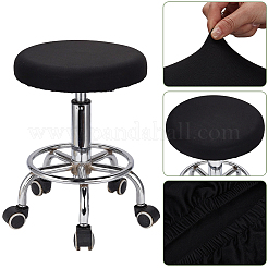 4 housse de tabouret ronde en polyester&nbsp;AJEW-GF0013-06B-01