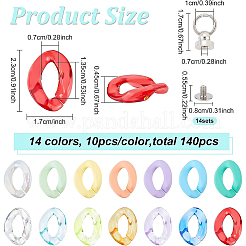DIY-Kits zur Herstellung von Panzerkettenarmbändern&nbsp;DIY-BC0005-75