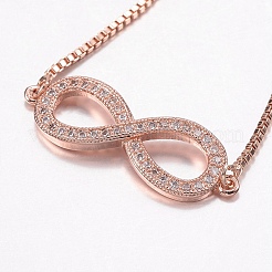 Bracciali in ottone regolabili&nbsp;BJEW-P200-05RG