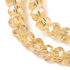 Chapelets de perles en verre électroplaqué&nbsp;EGLA-A044-T1mm-A03