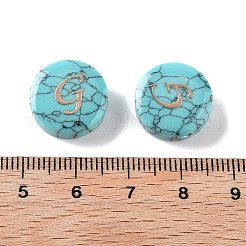 Perles de turquoise synthétique&nbsp;G-A238-02G