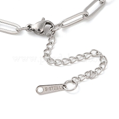 Bracelets en acier inoxydable 304 anti-ternissement&nbsp;BJEW-Q340-03P