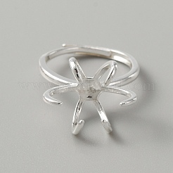 Verstellbare Messingfingerring-Komponenten&nbsp;KK-WH0044-85