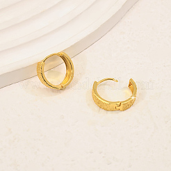 Boucles d'oreilles créoles en acier inoxydable 304 pour femmes&nbsp;RY1881
