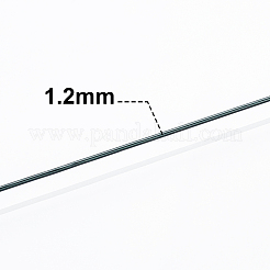 Fil d'aluminium rond mat&nbsp;AW-BC0003-30B-1.2mm