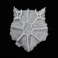 Wolfskopf DIY Silikonformen&nbsp;AJEW-D052-03