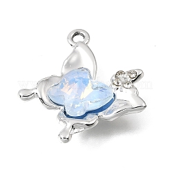 Pendentifs en strass de cristal en alliage de placage uv&nbsp;RB-CBAD37D-22P