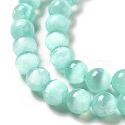 Fili di perline di selenite naturale&nbsp;G-P493-01G