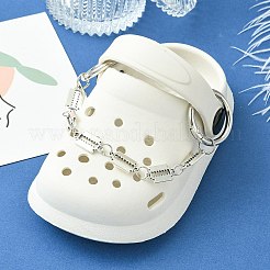 6 pieza de cadenas para zapatos de acero inoxidable estilo hip-hop de 3 estilos&nbsp;FIND-CJ0003-91