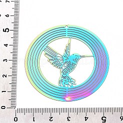 201 Edelstahl 3D drehbarer Hängewindspinner&nbsp;STAS-T064-91