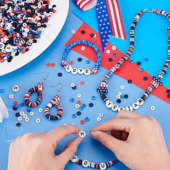 Kit fai da te per realizzare braccialetti con perline in argilla polimerica fatte a mano&nbsp;DIY-PH0029-32