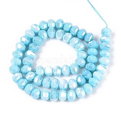 Fili di perle di vetro galvanizzate anti-ossidazione&nbsp;GLAA-T025-8mm-19H