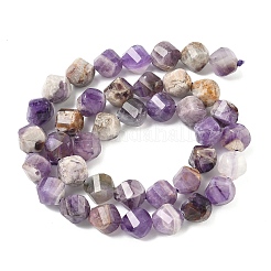 Natürliche Chevron-Amethyst-Perlenstränge&nbsp;G-C267-B01
