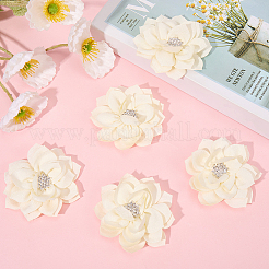 Ornamentzubehör aus Polyester und Strass&nbsp;DIY-WH20063-015C