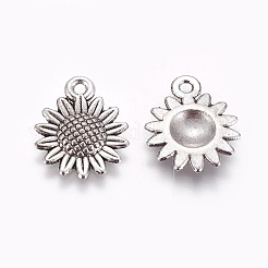 Pendentifs en alliage de style tibétain&nbsp;A-PALLOY-WH0066-12AS