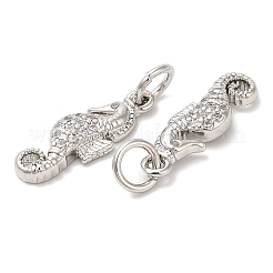 Pendentifs avec zircon cubiques à micro-pavés en laiton&nbsp;KK-Q775-04P