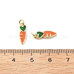 Breloques d'émail en laiton&nbsp;KK-L237-014G