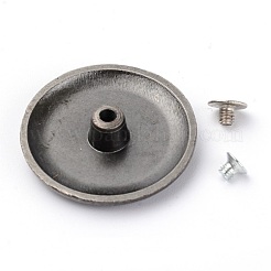 Legierung & Eisenhandwerk massiver Schraubniet&nbsp;PALLOY-WH0084-20EB