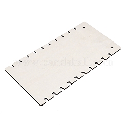Schmuckständer aus MDF und Eisen in L-Form mit einem Schlitz für Anhänger und Halsketten&nbsp;NDIS-G008-03A